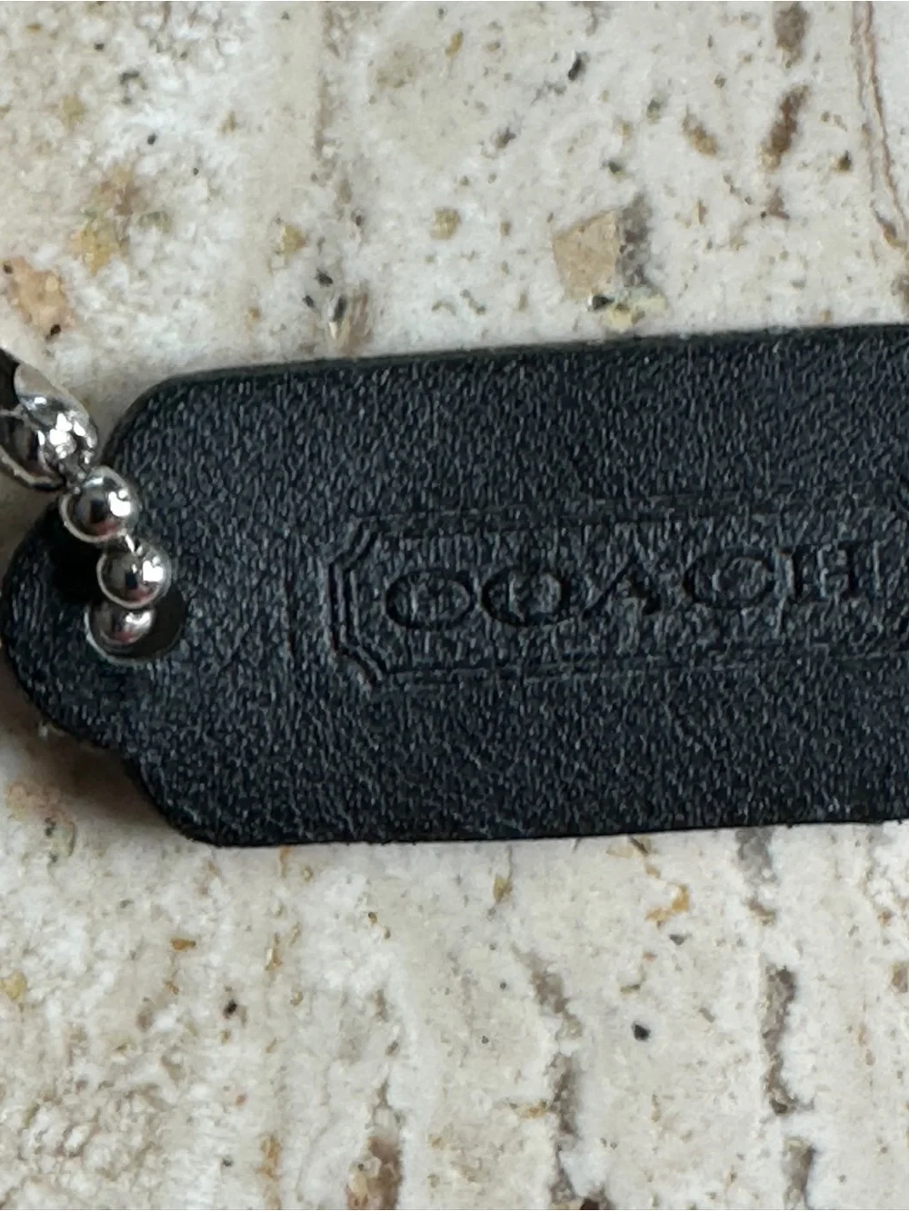 Coach Black Leather Crossbody Bag with Adjustable Strap